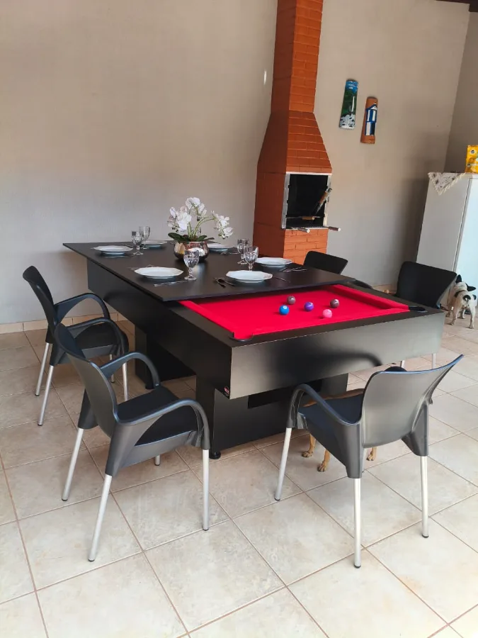 Mesa de Bilhar Jantar — 2 em 1 — foto 2